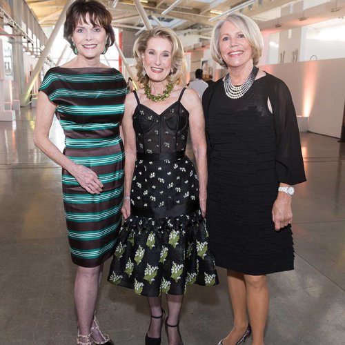 2018 Gala Honoree Kay Kimpton Walker, CCA Trustee Lorna Meyer Calas, and Patricia Fitzpatrick