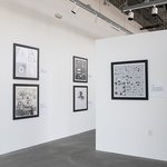An installation view of “Drawing Codes: Experimental Protocols of Architectural Representation, Volume II” (2021)