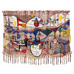 Terri Friedman, If Only, 2020. Cotton, acrylic, chenille, hemp, metallic, wool fibers, 86 x 103 inches.