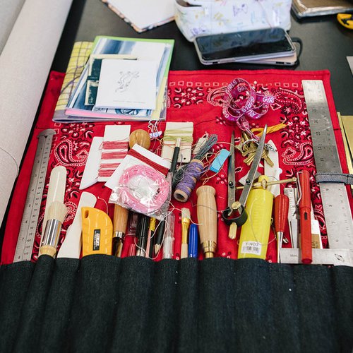 Make your own portable toolkit so creative expression is possible wherever you go. What would be in your toolkit?