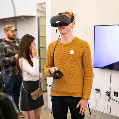 There’s a virtual reality lab on our San Francisco campus fully stocked with tech and tools dedicated to VR exploration.