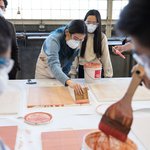 An Interior Design and Glass interdisciplinary class, 2020.