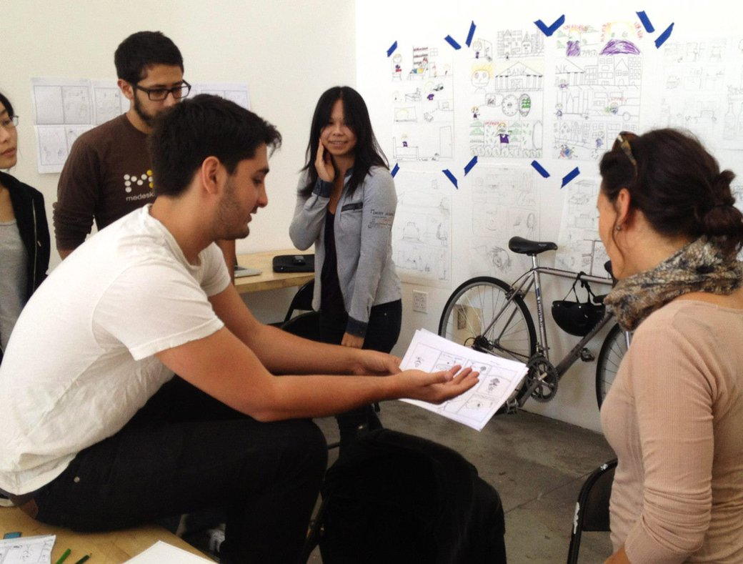 Workshop with Thorina Rose at CCA's Memoir Comics Studio _ one-on-one craft instruction