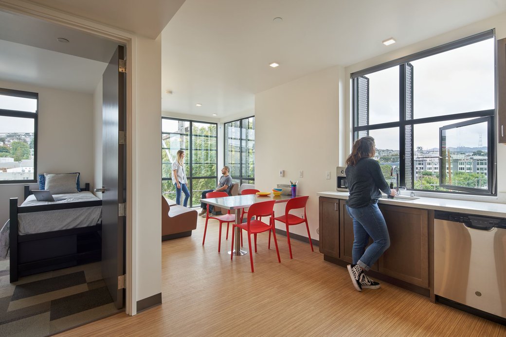 Interior view of Blattner Hall.